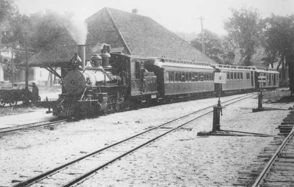 Bridgeton & Saco River Railroad at Harrison, Maine