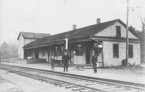 Railroad Station, North Grosvenordale, Connecticut