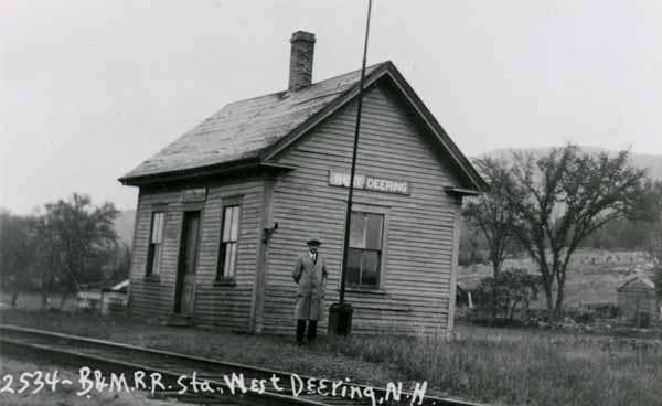 Boston & Maine Railroad Station, West Deering, New Hampshire