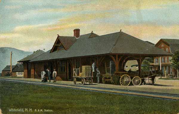 Whitefield, New Hampshire.  Boston & Maine Station.