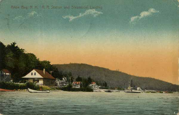 Alton Bay, New Hampshire Railroad Station and Steamboat Landing