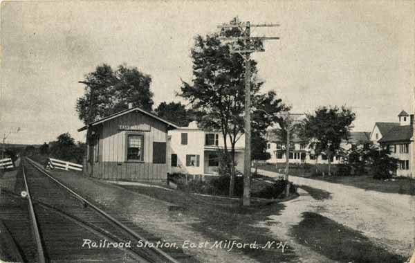 Railroad Station, East Milford, New Hampshire