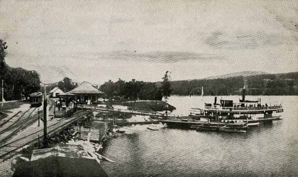Steamers at Lake Sunapee Station, Newbury, New Hampshire