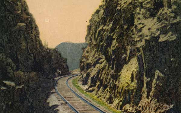 Maine Central Railroad Upper Gate to Crawford Notch, White Mountains, New Hampshire