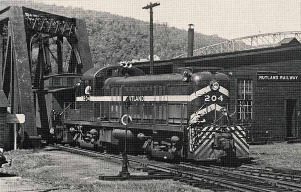 Rutland Railway #204 at Bellows Falls