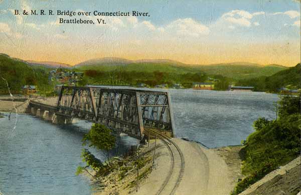 Boston & Maine Railroad Bridge over Connecticut River, Brattleboro, Vermont