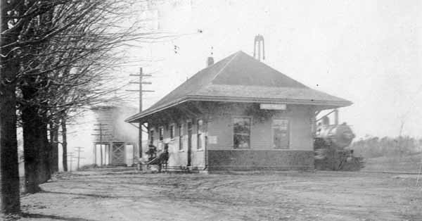 Postcard: Station, Bar Mills, Maine | Railroad History