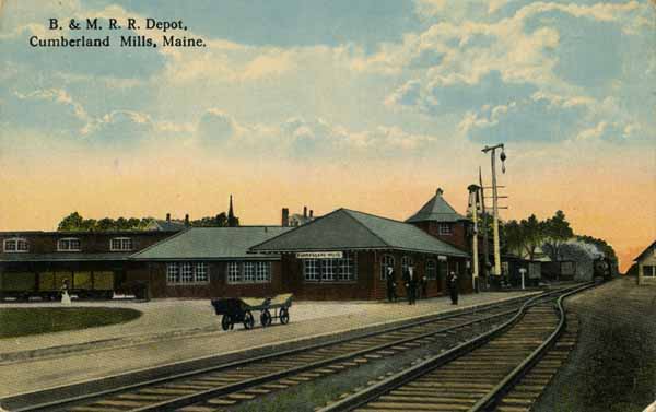 Boston & Maine Railroad Depot, Cumberland Mills, Maine