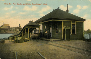 Kittery, Maine, Ferry Landing and Waiting Room, Badger's Island