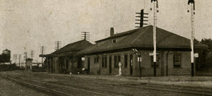 The Old and the New Depots, North Berwick, Maine