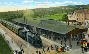 Arriving at Old Orchard Beach, Maine