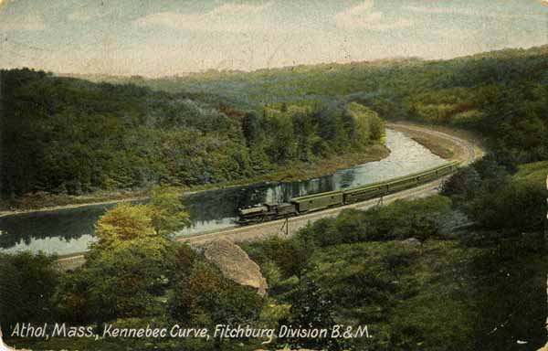 Athol, Massachusetts, Kennebec Curve, Fitchburg Division Boston & Maine