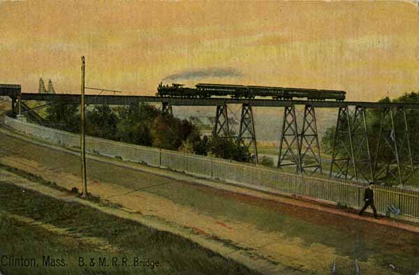 Clinton, Massachusetts. Boston & Maine Railroad Bridge