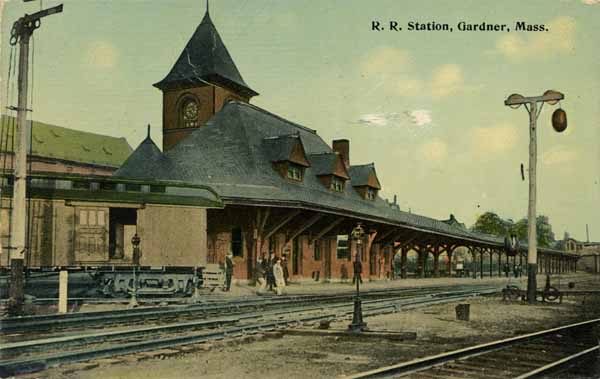 Railroad Station, Gardner, Massachusetts