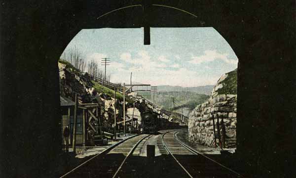 Hoosac Tunnel, Looking out from West Portal, Massachusetts