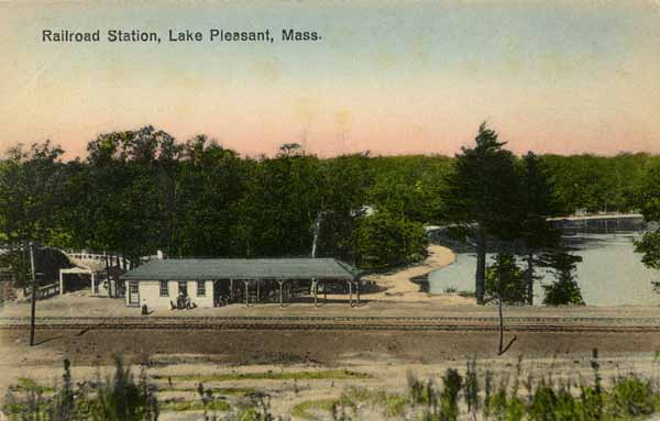 Railroad Station, Lake Pleasant, Massachusetts