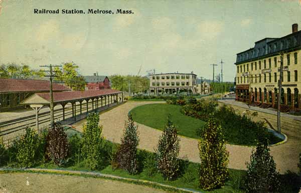 Railroad Station, Melrose, Massachusetts