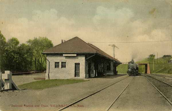 Railroad Station and Train, Williamstown, Massachusetts