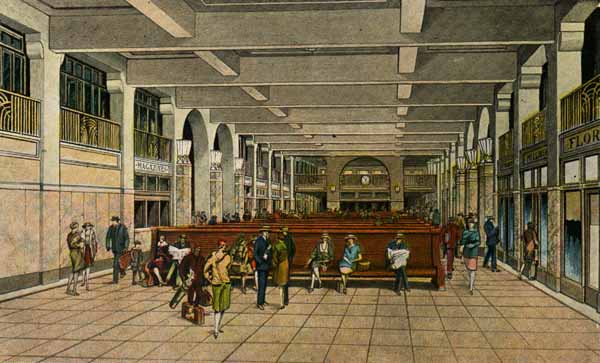 Boston & Maine Railroad Waiting Room, New North Station, Boston, Massachusetts