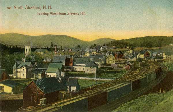 North Stratford, New Hampshire looking West from Stevens Hill