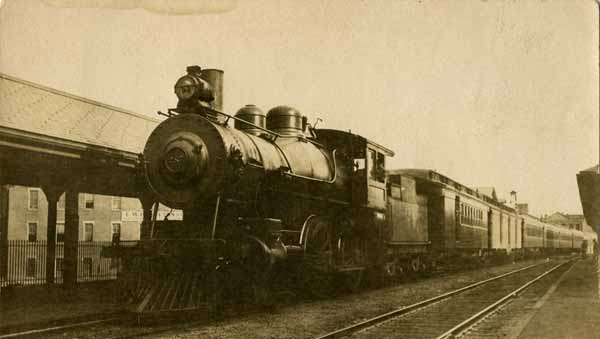 Train at Haverhill station
