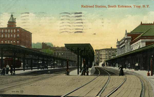 Railroad Station, South Entrance, Troy, New York