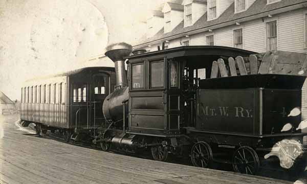 Mt. Washington Railway #4 at the Summit