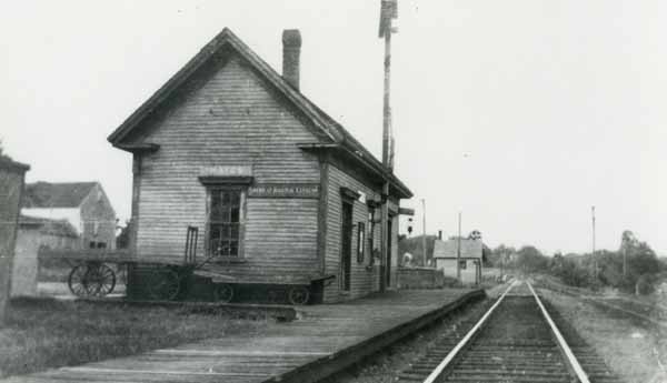 Postcard: Hayes station | Railroad History