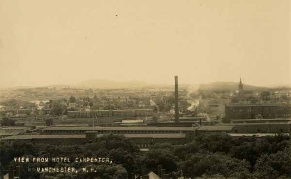 View from Hotel Carpenter, Manchester, New Hampshire