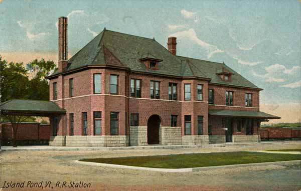 Island Pond, Vermont, Railroad Station