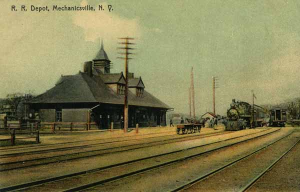 Railroad Depot, Mechanicsville, New York