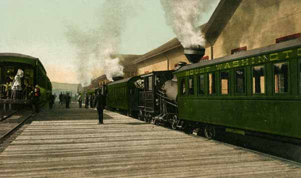 Base Station, Mt. Washington Railway, White Mountains, New Hampshire