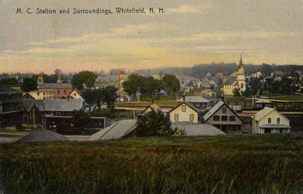 Maine Central Station and Surroundings, Whitefield, New Hampshire