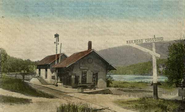 Railroad Station, Woodstock, New Hampshire