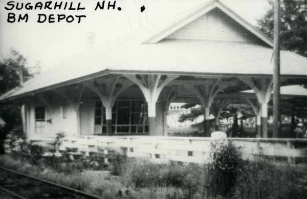 Sugar Hill, New Hampshire. Boston & Maine Depot