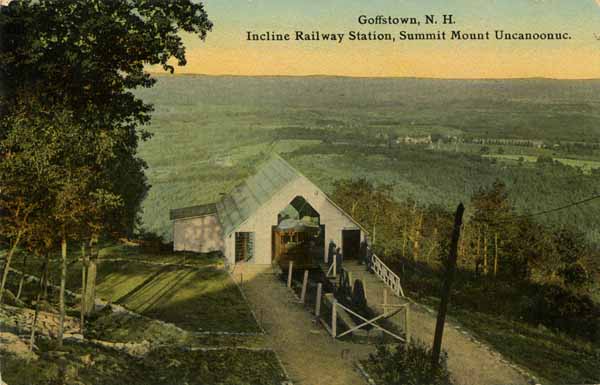 Goffstown, New Hampshire. Incline Railway Station, Summit Mount Uncanoonuc