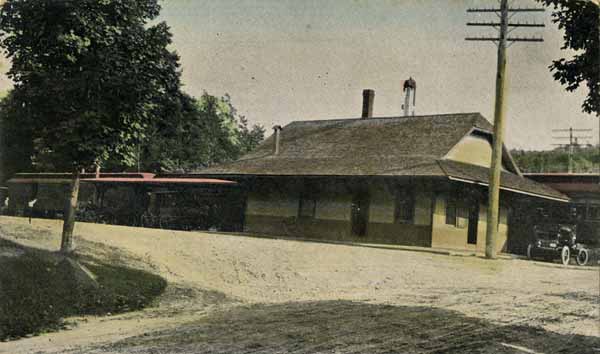 Postcard: Boston & Maine Station, Harrisville, New Hampshire | Railroad ...