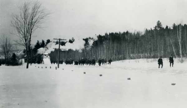 Shovelers - March 1920 at Danbury, New Hampshire