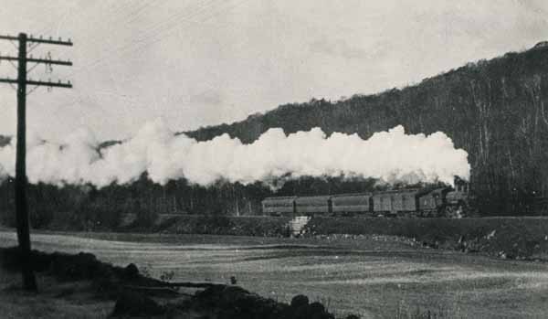 Train at Danbury, New Hampshire