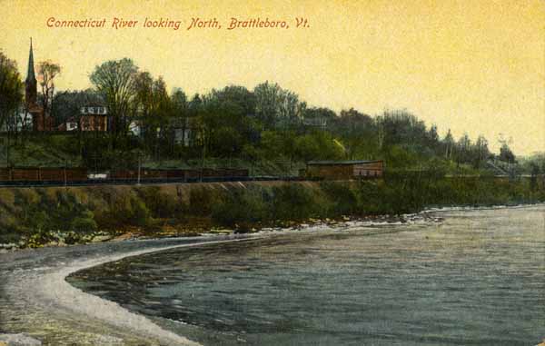 Connecticut River looking North, Brattleboro, Vermont