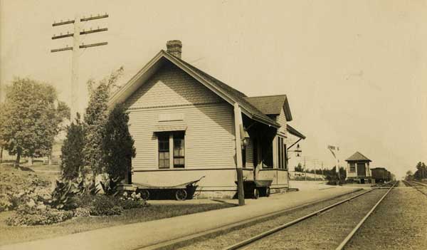 Postcard: Rowley station | Railroad History