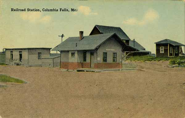 Railroad Station, Columbia Falls, Maine