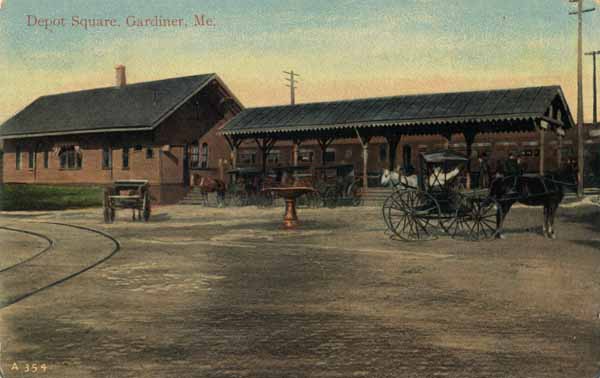 Depot Square, Gardiner, Maine
