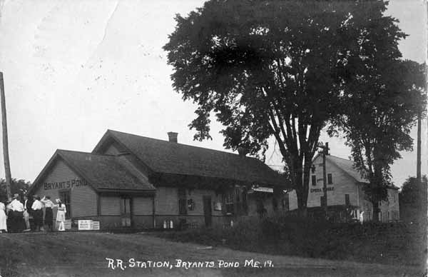 Railroad Station, Bryants Pond, Maine