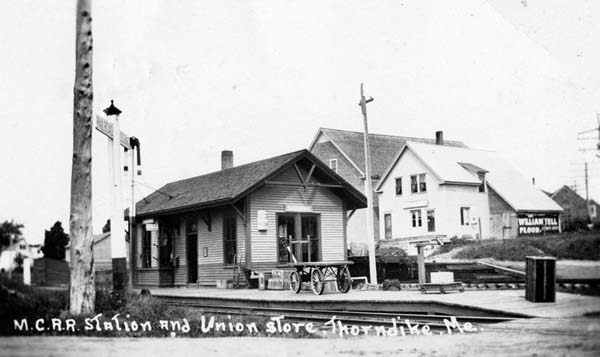 Maine Central Railroad Station and Union Store, Thorndike, Maine