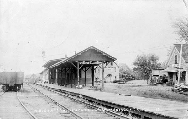 Railroad Station, Newcastle & Damariscotta, Maine