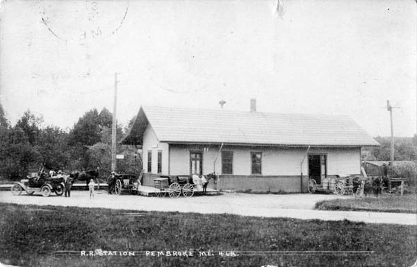 Railroad Station, Pembroke, Maine