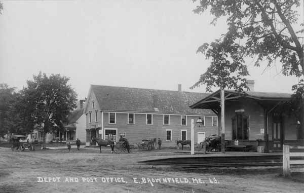 Depot and Post Office, East Brownfield, Maine