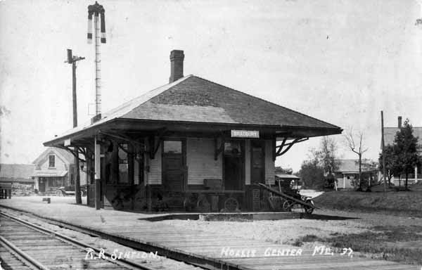 Railroad Station, Hollis Center, Maine