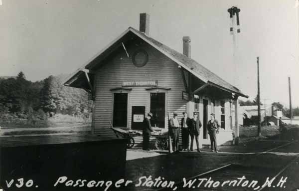 Passenger Station, West Thornton, New Hampshire